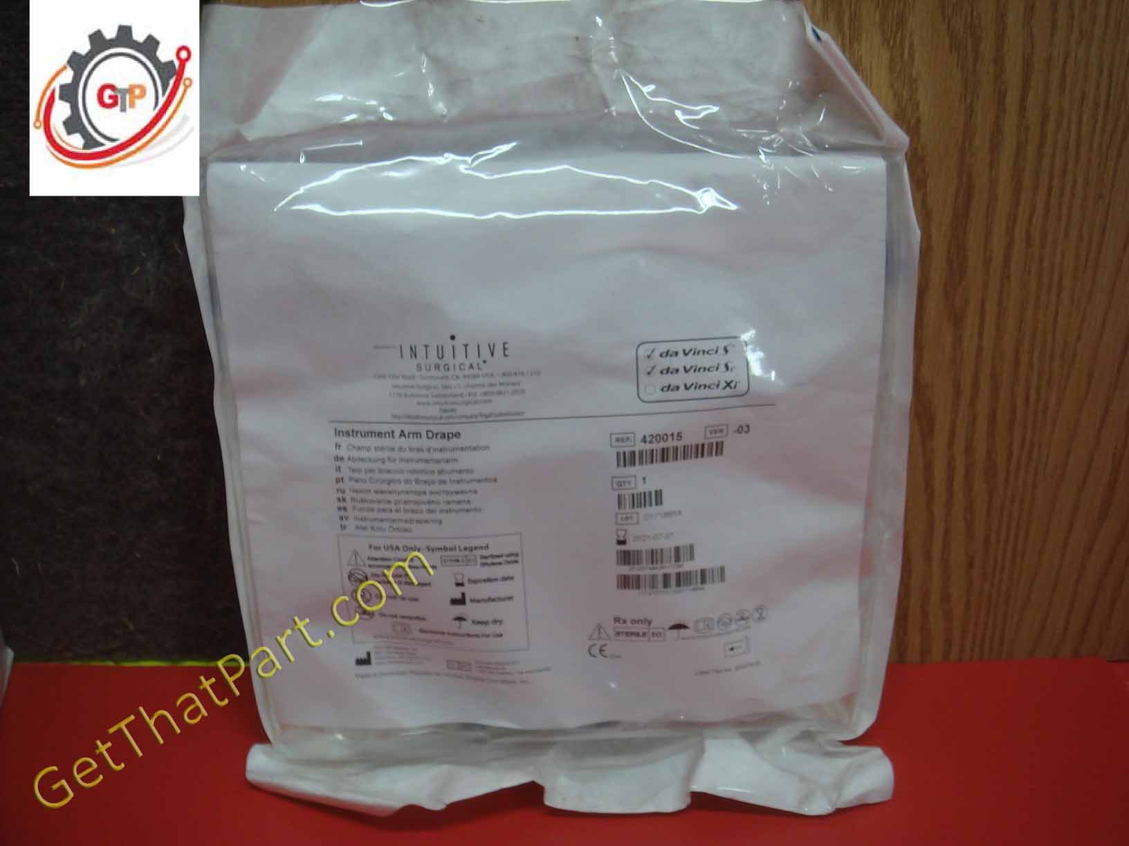 Intuitive 420190 Da Vinci Surgical S/Si Instrument Arm Drape New 5 Box